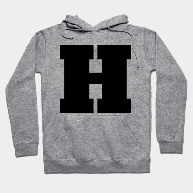 Alphabet H (Uppercase letter h), Letter H Hoodie by maro_00